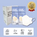 (白色)(50片裝)韓國製Nutricel KF94 三層防護3D立體白色口罩 (獨立包裝) (1盒50個口罩) 為節省客人運費會拆盒寄出 