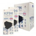 韓國製EZWELL KF94 四層防護3D立體黑色口罩  (獨立包裝) (1套50個口罩) 為節省客人運費會拆盒寄出