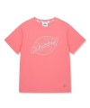 Dickies  Logo Print Short Sleeve T-Shirt Pink (L SIZE)