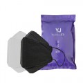 YJ KF94 MASK 韓國製四層KF94防疫成人白色/黑色口罩 (非獨立包裝) (1套50個口罩) 一套2包 ，1包25個 合共50個口罩 (購買3套或以上每套$59優惠價)