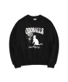 ODDBALLS CLUB (오드볼스클럽) 貓衛衣 黑色