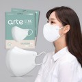 Arte 2D kf94 韓國製四層KF94防疫成人口罩 (獨立包裝) (1套50個口罩)  (白色)